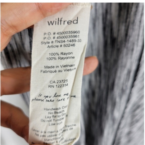 Wilfred Dolman Long Sleeve Open Cross Back Tunic - Picture 8 of 8